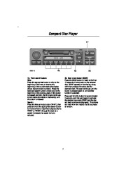 Land Rover Audio and Navigation System Manual, 1998 page 10