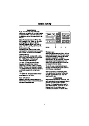Land Rover Audio and Navigation System Manual, 1998 page 11