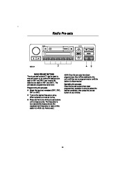 Land Rover Audio and Navigation System Manual, 1998 page 12