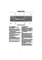 Land Rover Audio and Navigation System Manual, 1998 page 7