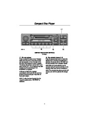 Land Rover Audio and Navigation System Manual, 1998 page 9