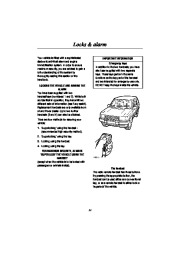 Land Rover Range Rover Owners Manual, 1999 page 16