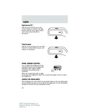 2010 Ford Transit Connect Owners Manual, 2010 page 40