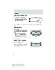 2010 Ford Transit Connect Owners Manual, 2010 page 42