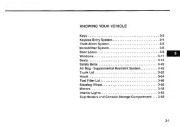 2004 Kia Magentis Owners Manual, 2004 page 11