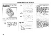 2004 Kia Magentis Owners Manual, 2004 page 14