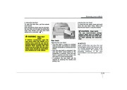 2009 Kia Sorento Owners Manual, 2009 page 20