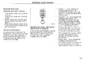 2005 Kia Sedona Owners Manual, 2005 page 15