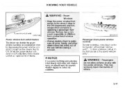 2005 Kia Sedona Owners Manual, 2005 page 21