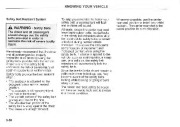 2005 Kia Sedona Owners Manual, 2005 page 40
