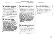2005 Kia Sedona Owners Manual, 2005 page 41