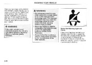 2005 Kia Sedona Owners Manual, 2005 page 50