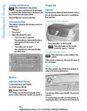 2010 BMW 7-Series 750i 750Li 750 Owners Manual, 2010 page 38