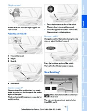 2011 BMW Z4 SDrive 30i 35i 35si E89 Owners Manual, 2011 page 43