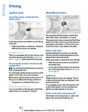 2011 BMW Z4 SDrive 30i 35i 35si E89 Owners Manual, 2011 page 50