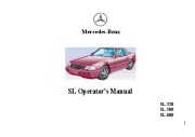 1995 Mercedes-Benz SL320 SL500 SL600 R129 Owners Manual, 1995 page 1