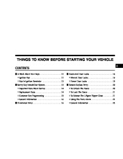 2006 Jeep Grand Cherokee Owners Manual, 2006 page 9