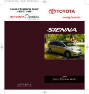 2007 Toyota Sienna Reference Owners Guide page 1