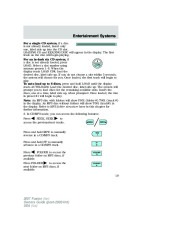 2007 Ford Fusion Owners Manual, 2007 page 19
