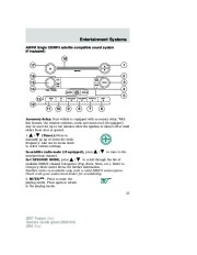 2007 Ford Fusion Owners Manual, 2007 page 21