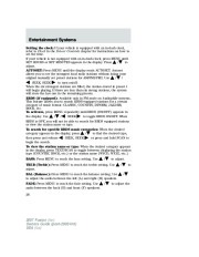 2007 Ford Fusion Owners Manual, 2007 page 28