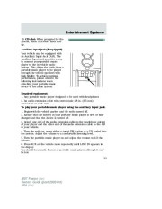 2007 Ford Fusion Owners Manual, 2007 page 33
