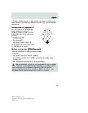 2007 Ford Fusion Owners Manual, 2007 page 49