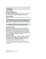 2007 Ford Fusion Owners Manual, 2007 page 6