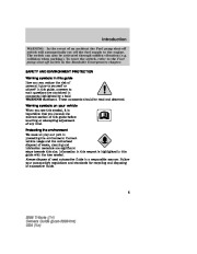 2008 Mazda Tribute Owners Manual, 2008 page 5
