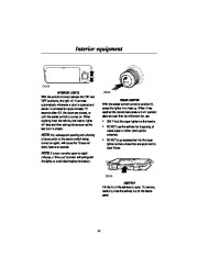 Land Rover Defender 90, 110, 130 Owners Manual, 1998 page 34
