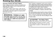 2003 Kia Rio Owners Manual, 2003 page 37