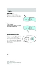 2005 Ford Taurus Owners Manual, 2005 page 30