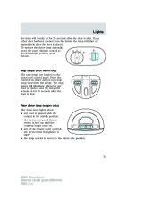 2005 Ford Taurus Owners Manual, 2005 page 33