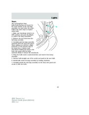 2005 Ford Taurus Owners Manual, 2005 page 43