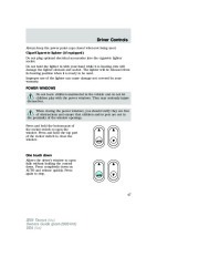 2005 Ford Taurus Owners Manual, 2005 page 47