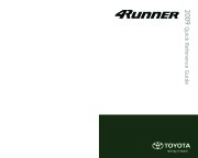 2009 Toyota 4Runner Reference Owners Guide page 1