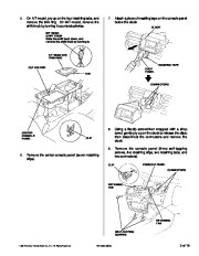 1999 Honda Accord CD Changer Console Mount Kit 08B11-S84-100F 08A06-181-420 Installation Instructions, 1999 page 3
