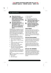 Land Rover Discovery 4 Handbook Owners Manual, 2014, 2015 page 36