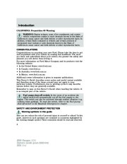 2006 Ford Escape Owners Manual, 2006 page 4