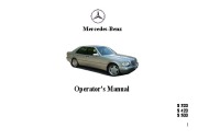 1994 Mercedes-Benz S320 S420 S500 W140 Owners Manual, 1994 page 1
