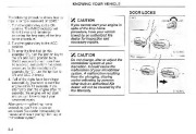 2004 Kia Sedona Owners Manual, 2004 page 14