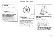 2004 Kia Sedona Owners Manual, 2004 page 45