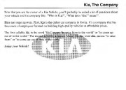 2004 Kia Rio Owners Manual, 2004 page 2