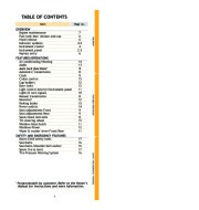 2006 Toyota Matrix Quick Reference Guide, 2006 page 3
