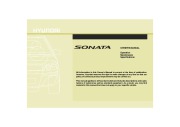 2009 Hyundai Sonata Owners Manual page 1