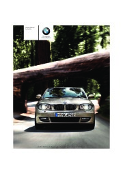 2011 BMW 1-Series 128i 135i E81 E82 E87 E88 Coupe Owners Manual, 2011 page 1