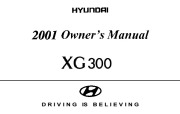 2001 Hyundai Grandeur XG300 3.0L Owners Manual page 1