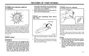 2001 Hyundai Grandeur XG300 3.0L Owners Manual, 2001 page 12