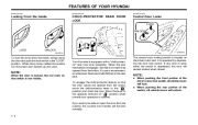 2001 Hyundai Grandeur XG300 3.0L Owners Manual, 2001 page 13