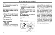 2001 Hyundai Grandeur XG300 3.0L Owners Manual, 2001 page 15